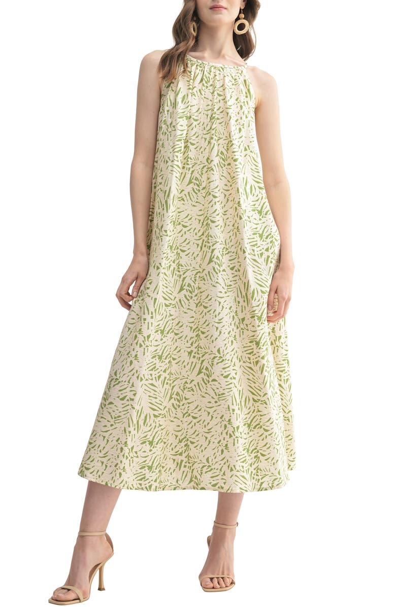 Lush High Neck Maxi Dress, Main, color,