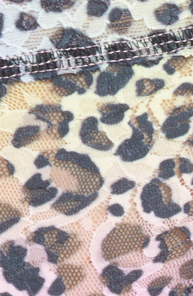 Hanky Panky Rainbow Leopard V-Leg Bikini, Alternate, color,