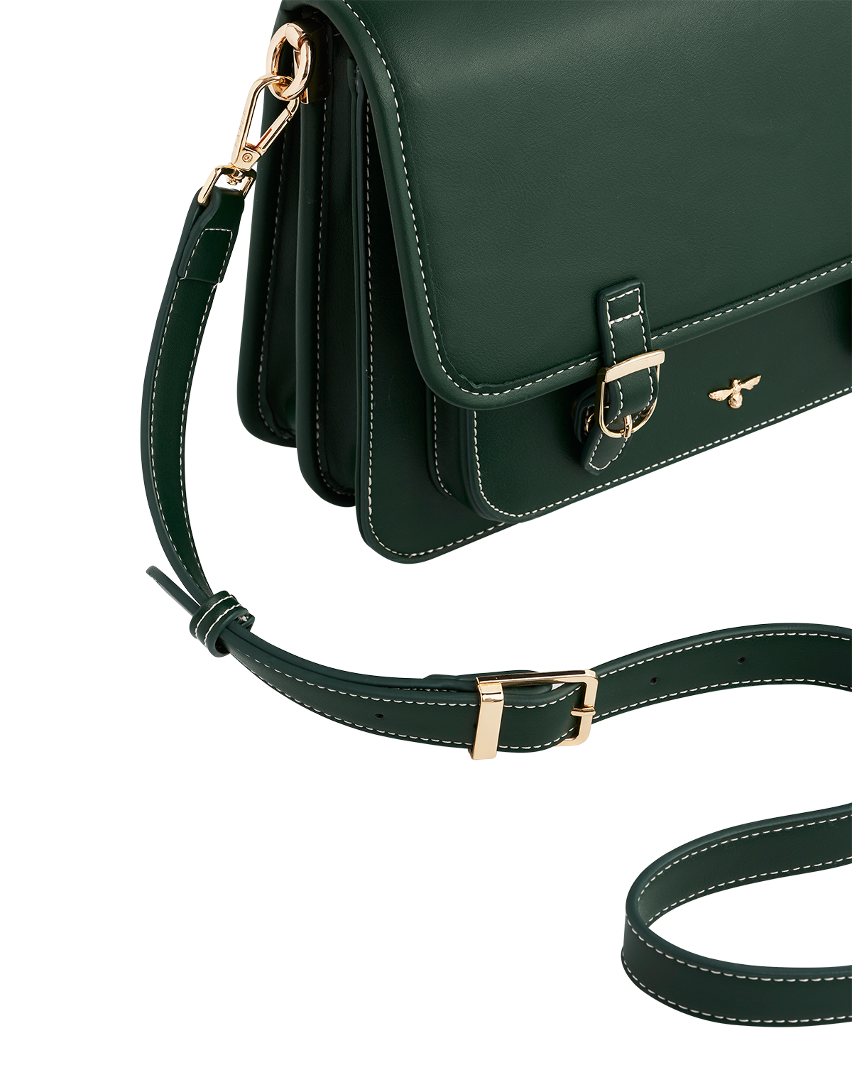 Fable England Into the Woods Green Satchel, Alternate, color, 
