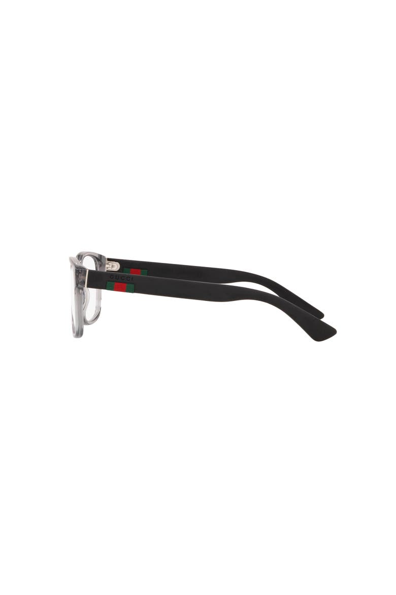 55mm Rectangle optical glasses, Alternate, color, Grey