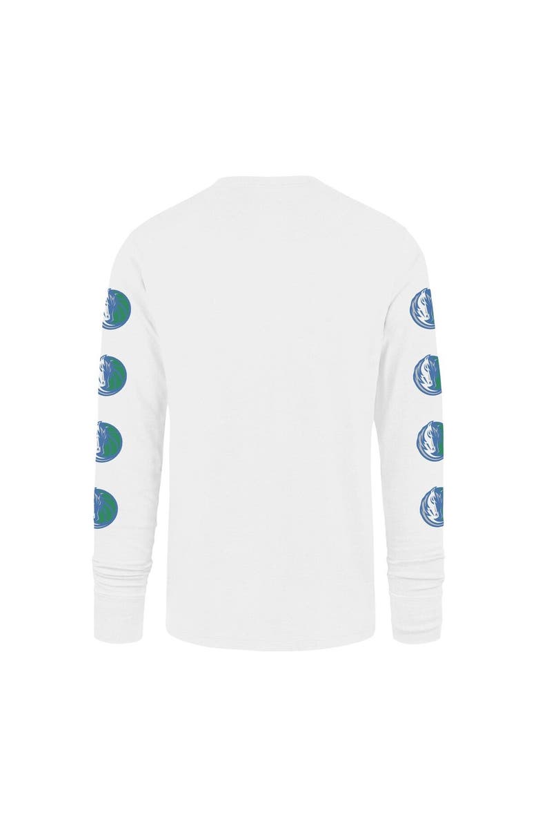 '47 Men's '47 White Dallas Mavericks City Edition Downtown Franklin Long Sleeve T-Shirt, Alternate, color, 