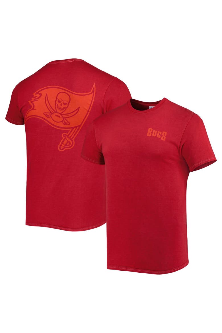 Men's '47 Red Tampa Bay Buccaneers Fast Track Tonal Highlight T-Shirt, Main, color, Red