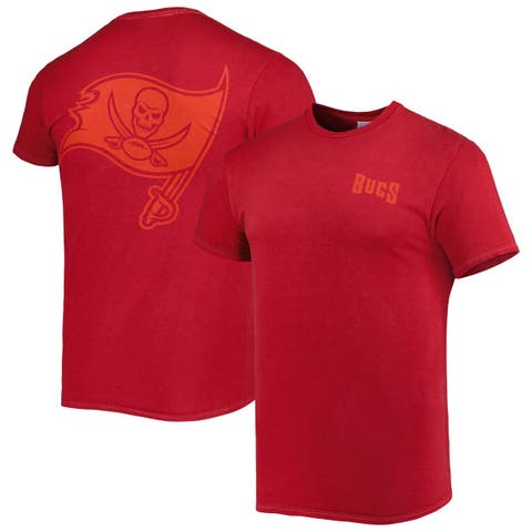 Men's '47 Red Tampa Bay Buccaneers Fast Track Tonal Highlight T-Shirt