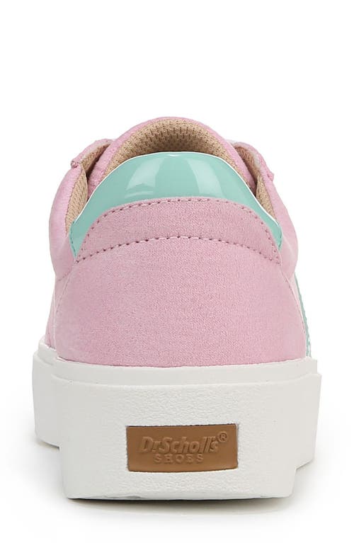 Dr. Scholl's Women's Madison-lace Closed Round Toe Lace Up Platform Sneakers In Pink/pink