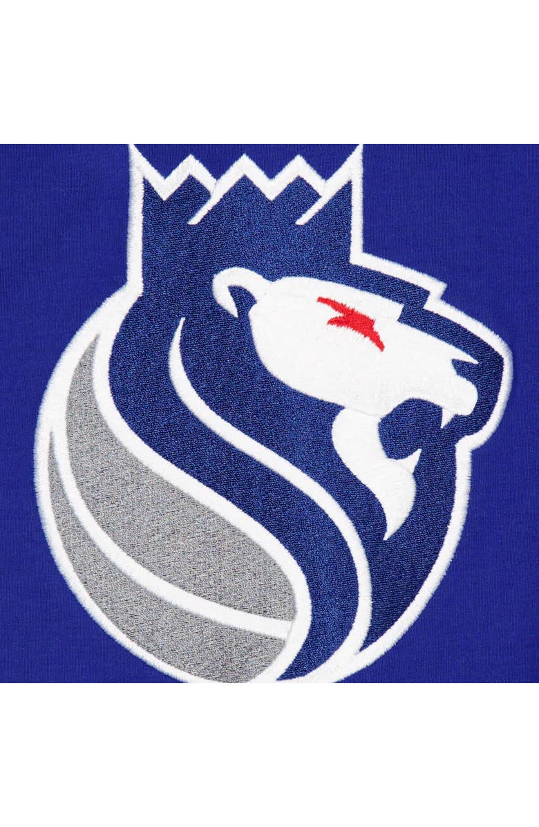 New Era Men's New Era  Blue Sacramento Kings 2024/25 City Edition Chenille Heavyweight Pullover Hoodie, Alternate, color, 