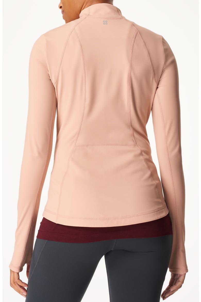 Power Workout Jacket, Alternate, color, MISTY ROSE PINK