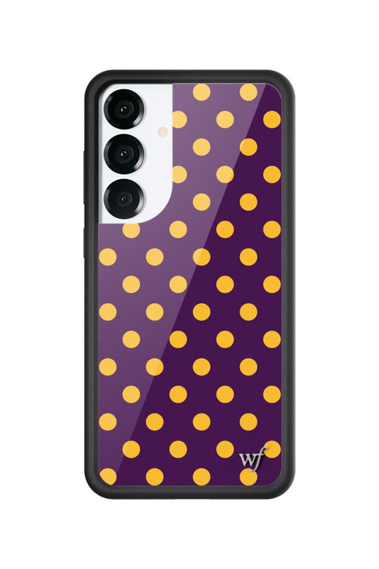 Polka Dot | Purple and Yellow Samsung Galaxy S25/S25 Edge/S25 Plus/S25 Ultra Case, Main, color, Galaxy S25 Plus