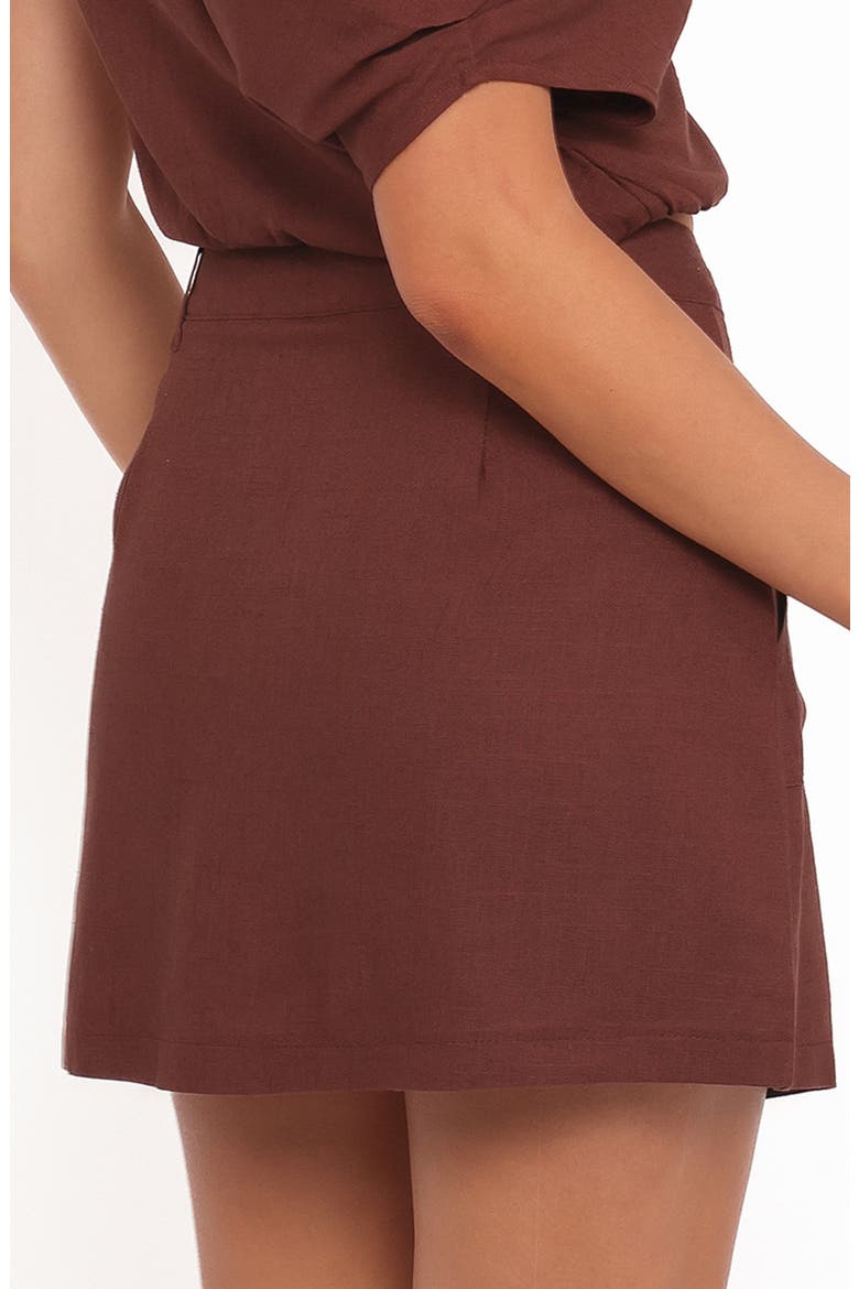 Shaw Patch Pocket Miniskort, Alternate, color, CHOCOLATE BROWN