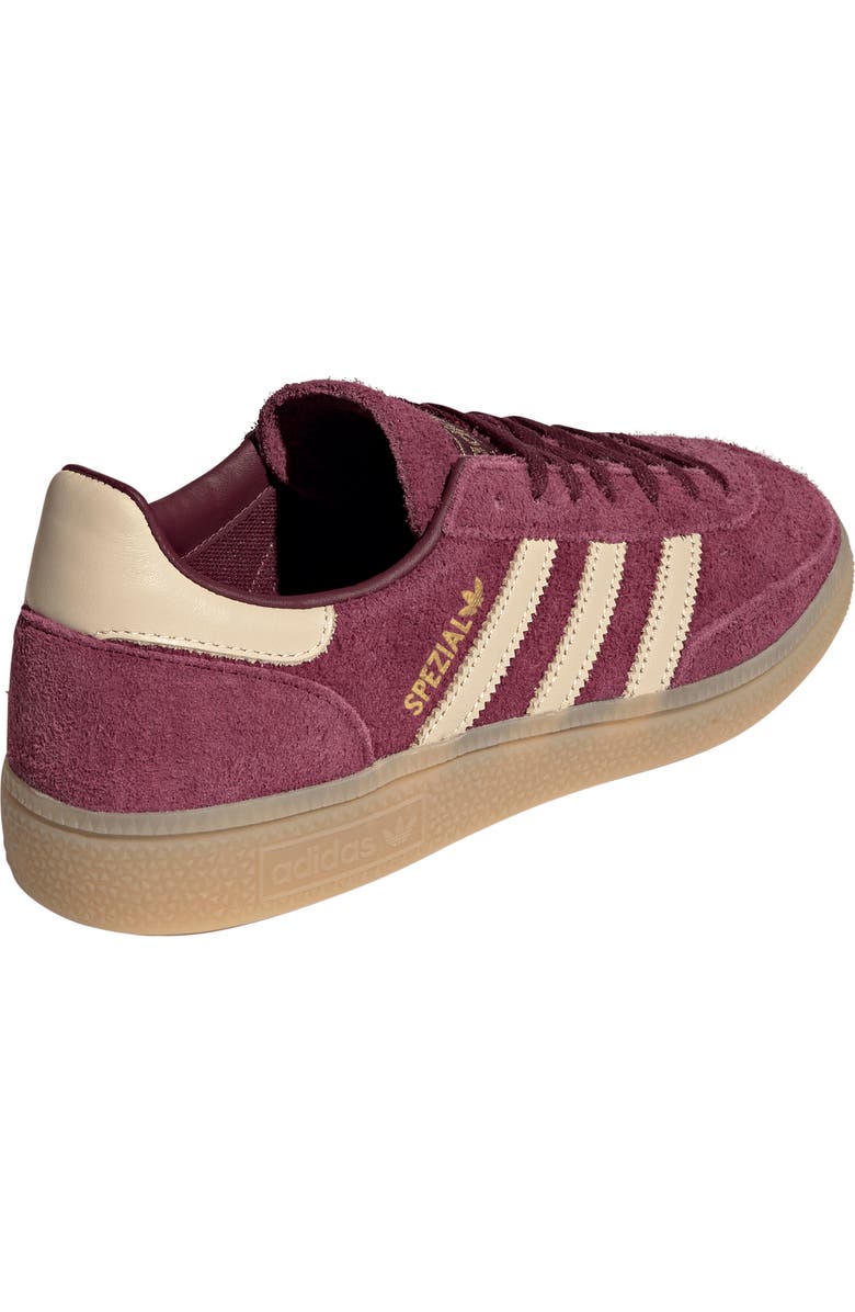 adidas Handball Spezial Sneaker, Alternate, color, Maroon/ Vanilla/ Gold