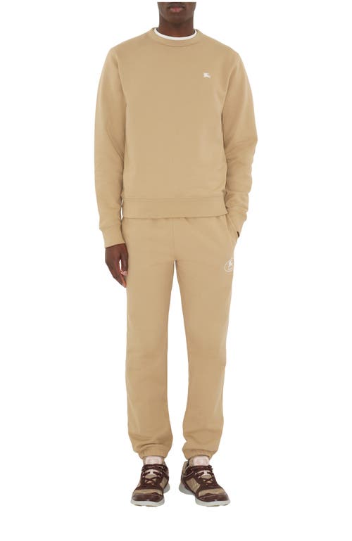 Burberry Knight-stamp Cotton Sweatshirt In Brown