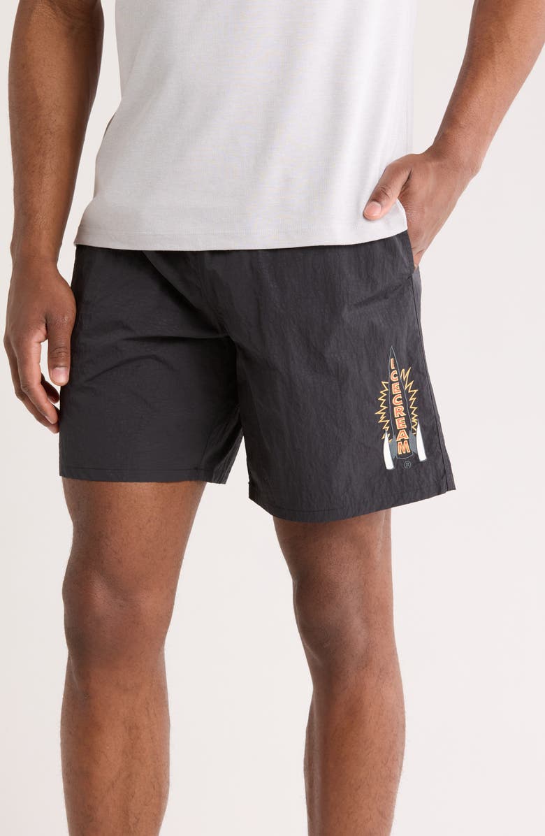 ICECREAM Peace Nylon Shorts, Main, color,