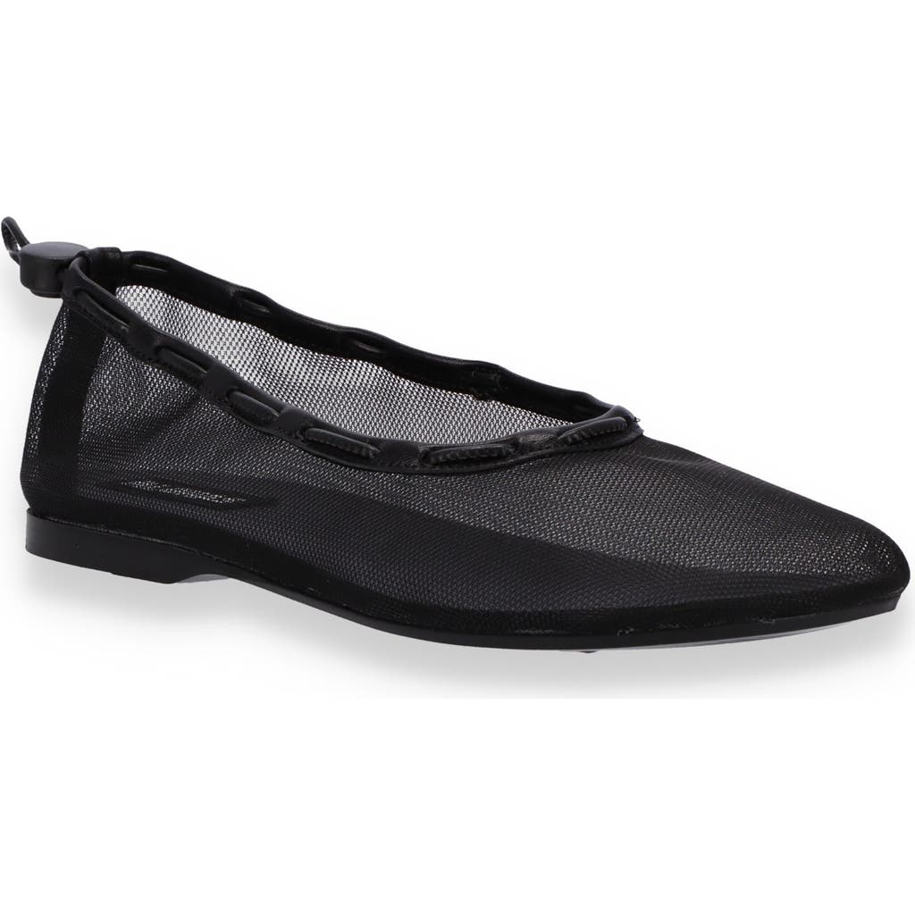 Alohas Gill Mesh Ballet Flat In Black