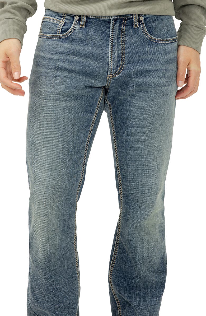 Silver Jeans Co. Jace Slim Bootcut Jeans, Alternate, color, Acton