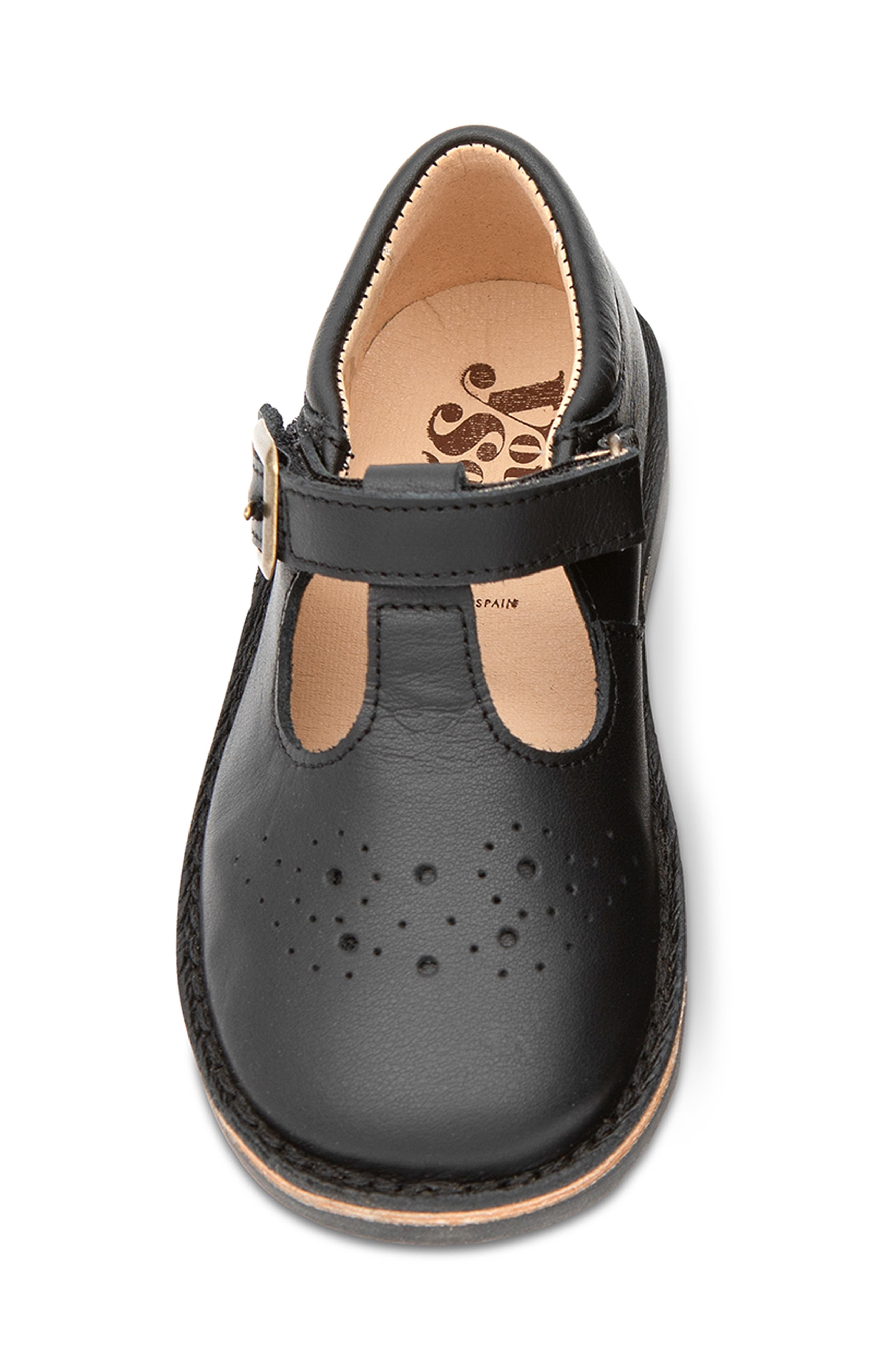Young Soles Penny Kids T-Bar Shoe, Alternate, color, Black