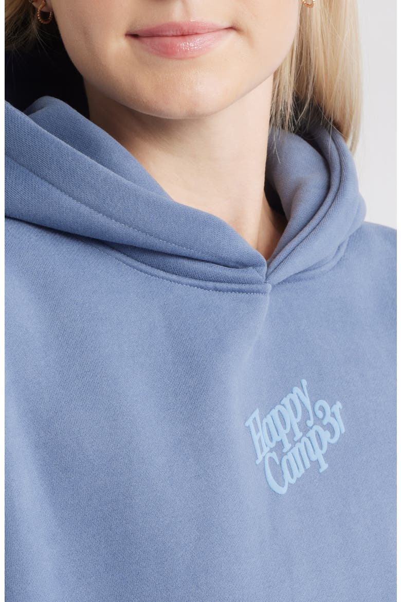 Puff Series Core Logo Cotton Blend Hoodie, Alternate, color, VINTAGE BLUE