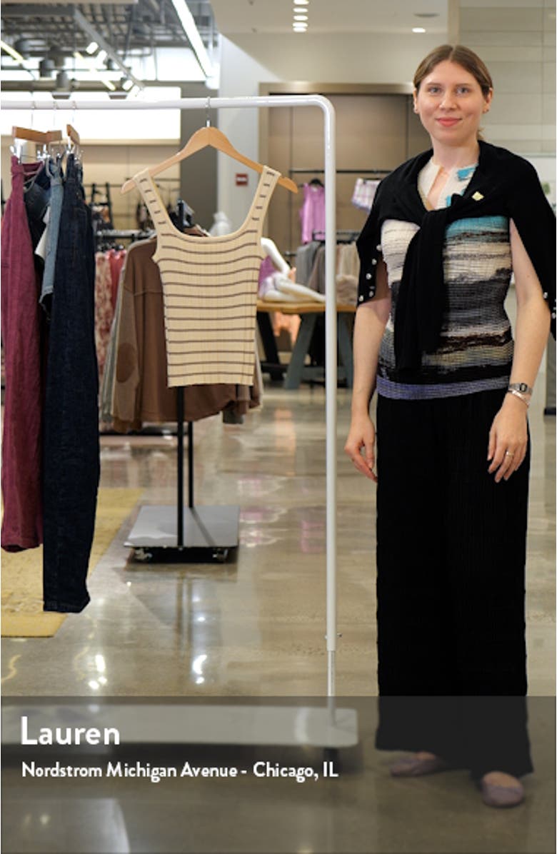 Milla Stripe Rib Sweater Tank, sales video thumbnail