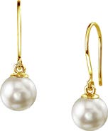 The Pearl Source Japanese Akoya Certified Hanadama Linda Earrings