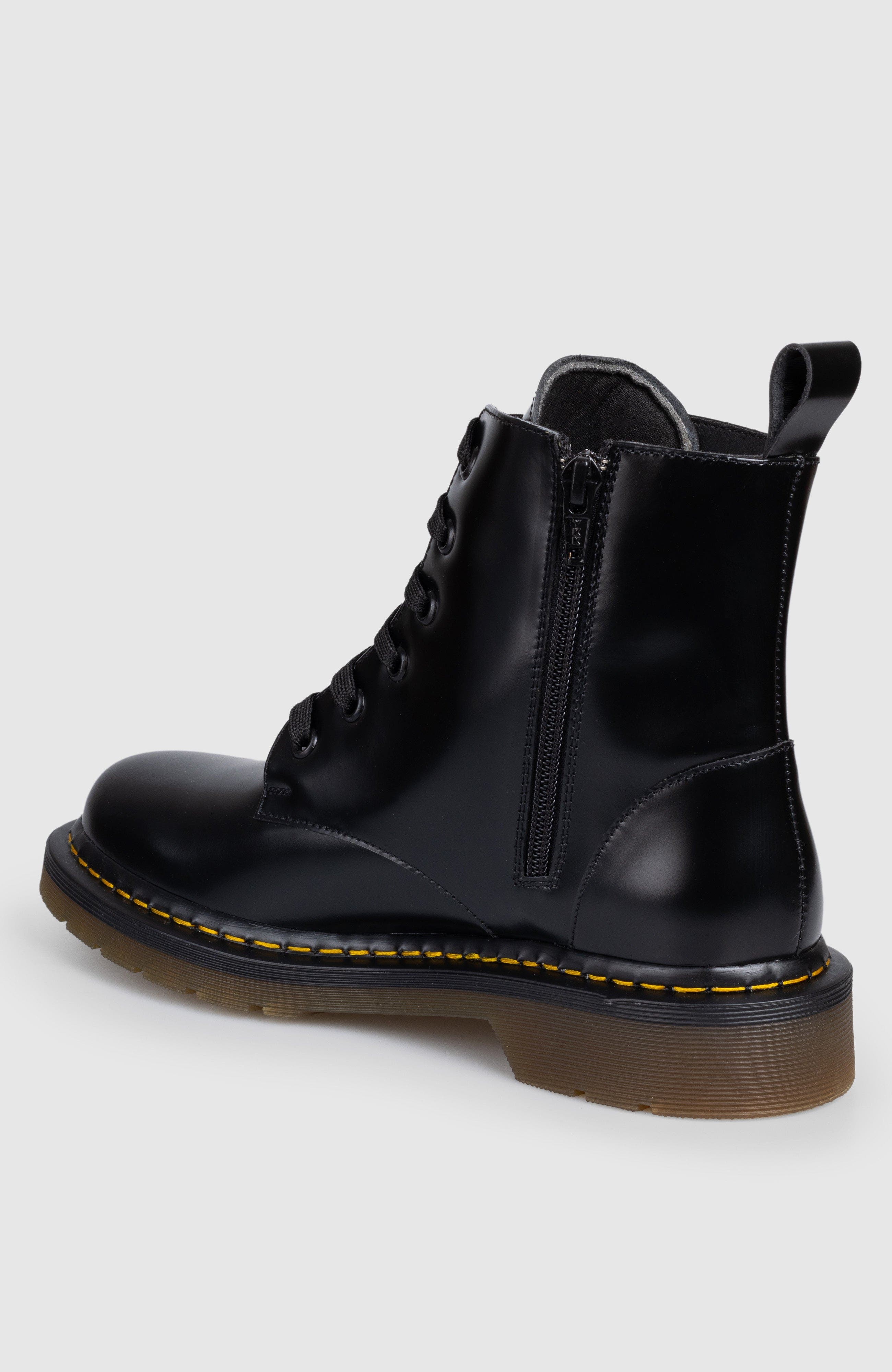 Manela Marti Lace Up Bootie, Alternate, color, Black