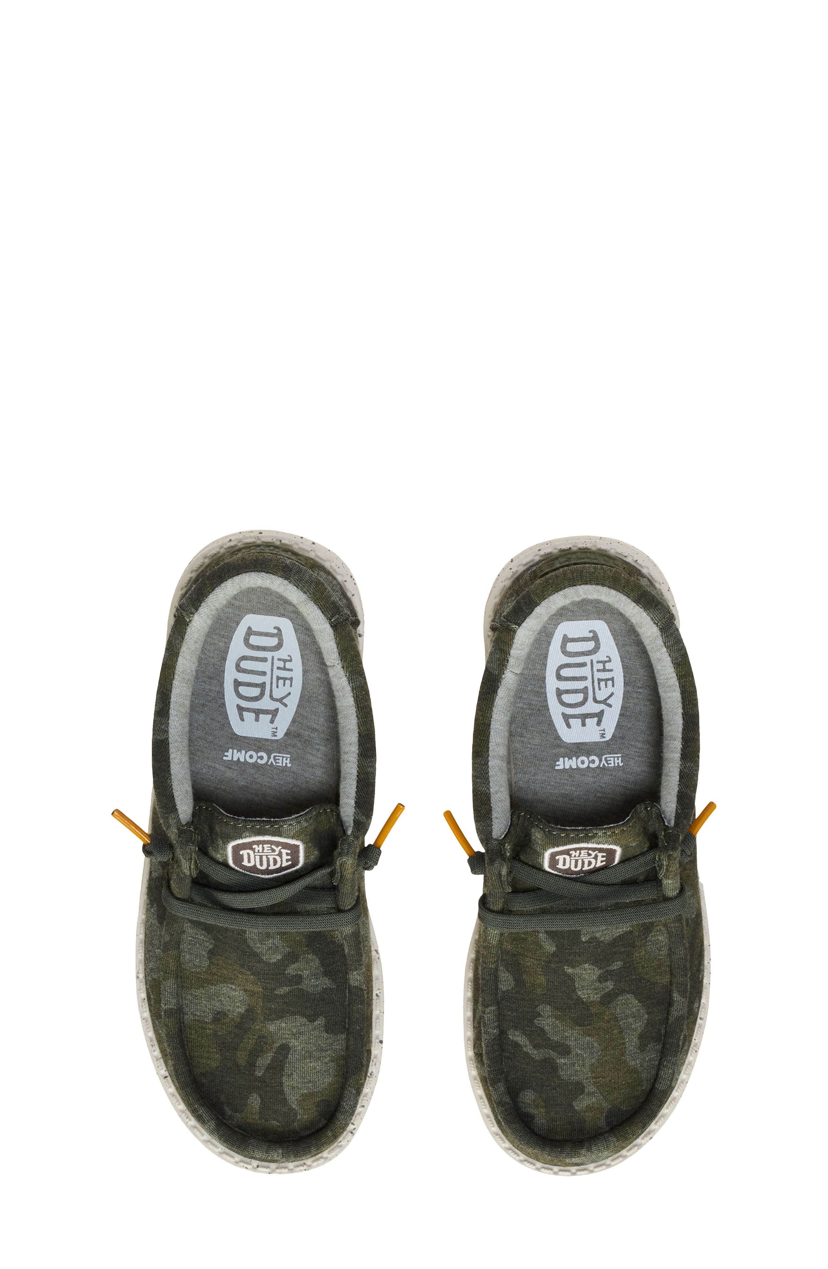 Kids' Wally T Stretch Jersey Camo Slip-On, Alternate, color, GREEN