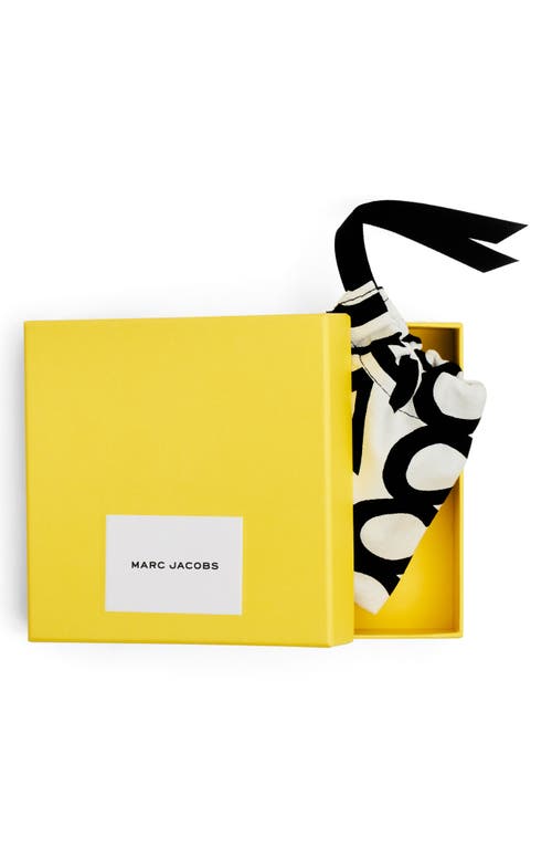 Marc Jacobs Button Charm Pendant Necklace In Metallic