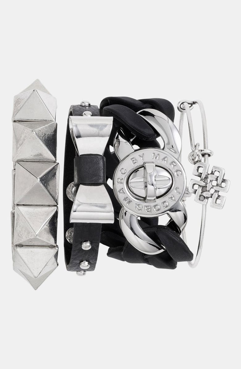 Alex and Ani 'Endless Knot' Expandable Wire Bangle, Alternate, color, 