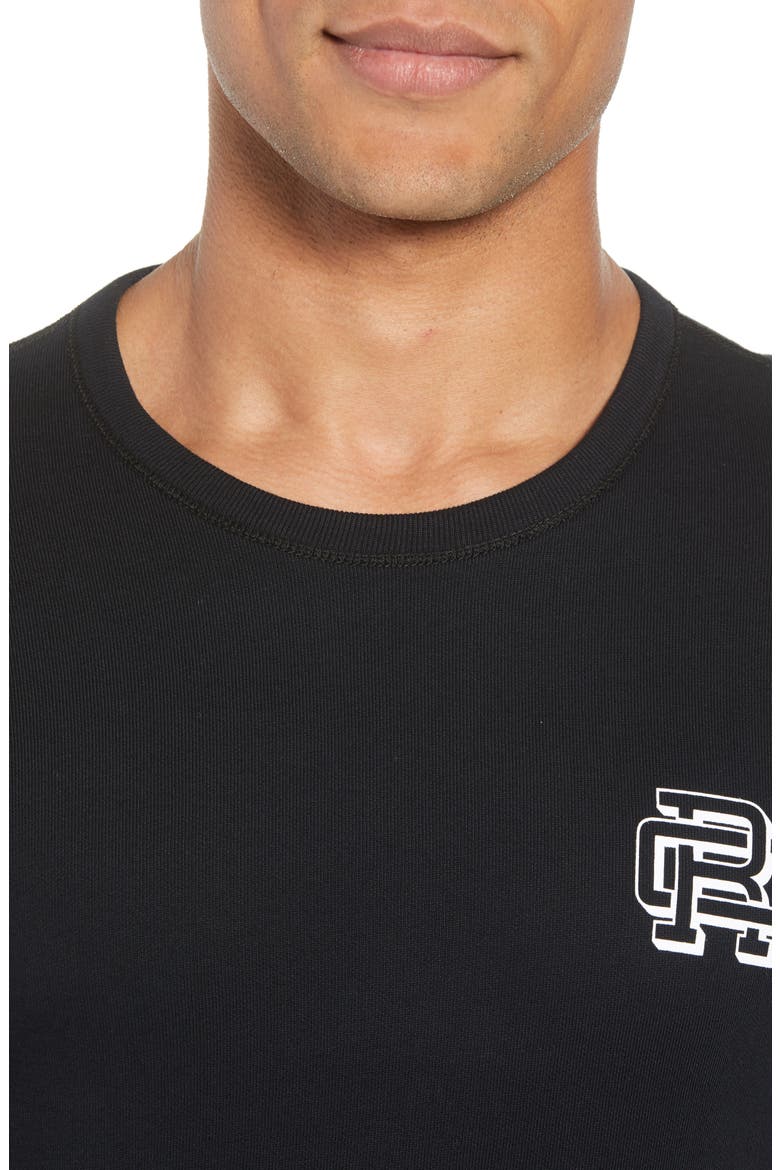 Lightweight Classic Fit Sweatshirt, Alternate, color, BLACK