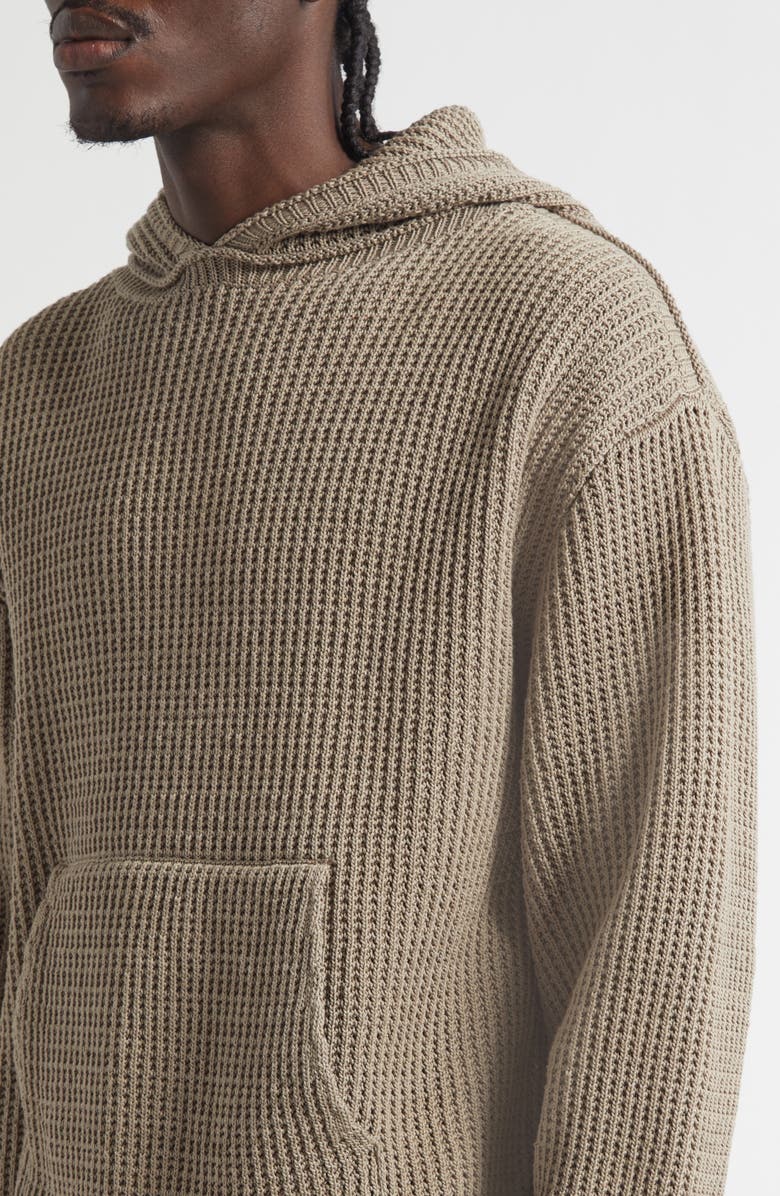 Golden Goose Journey Patrick Cotton Sweater Hoodie, Alternate, color, Bistre