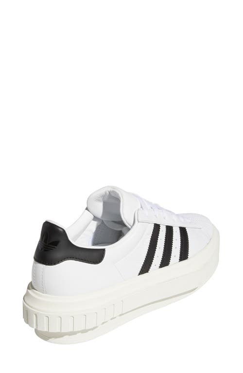 Y-3 Adidas Beyoncé Superstar Platform Sneaker In White/core Black/off White