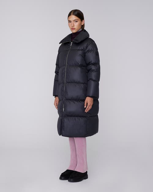 Quartz Co. Gisele Long | Down Puffer Jacket In Black