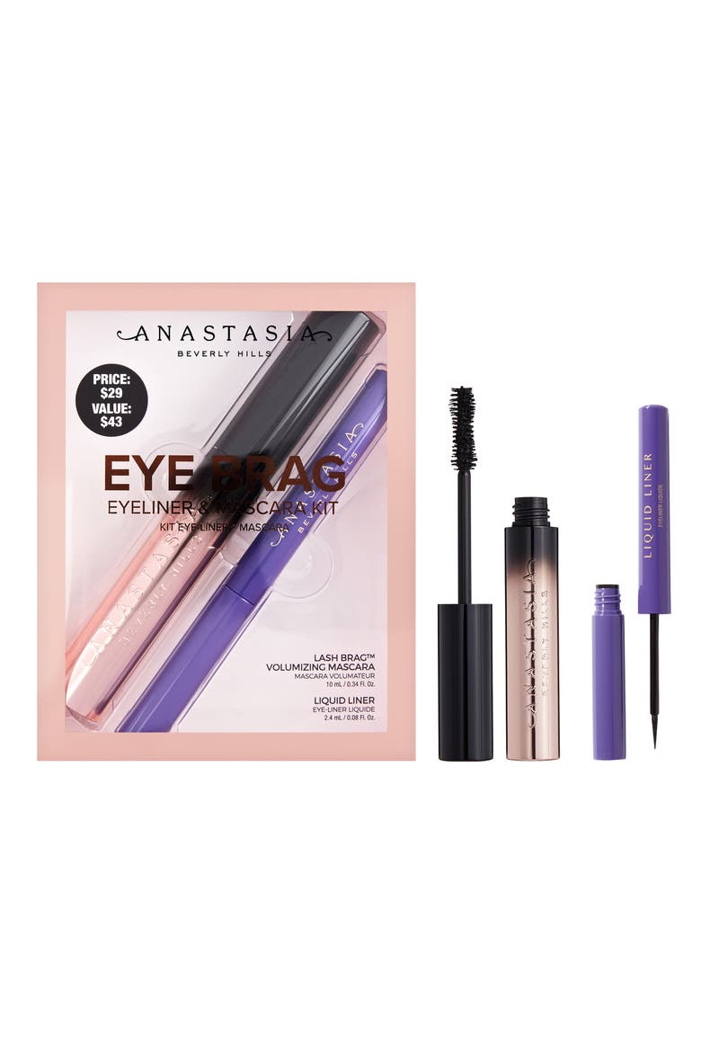 Eye Brag Eyeliner & Mascara Kit, Main, color, NO COLOR