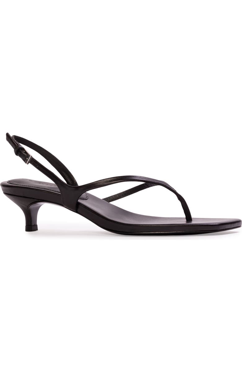 BLACK SUEDE STUDIO Mehak 35 Leather Sandal, Alternate, color, Black Leather