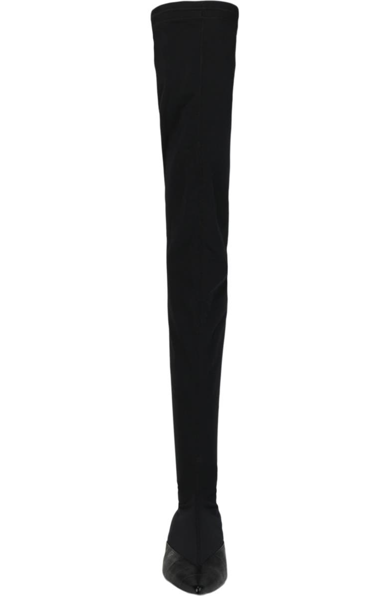 Givenchy Stretch Over-the-Knee Kitten Heel Boot, Alternate, color, Black