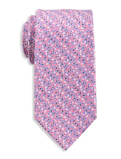 Big & Tall Summer Leaves Tie