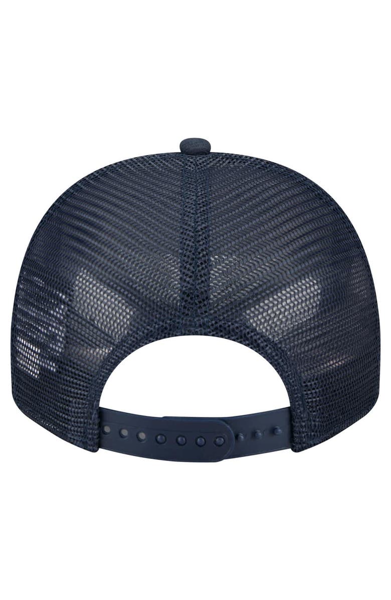 New Era Men's New Era Navy Chicago Bears Vintage Team Rope A-Frame Trucker 9FIFTY Snapback Hat, Alternate, color, 