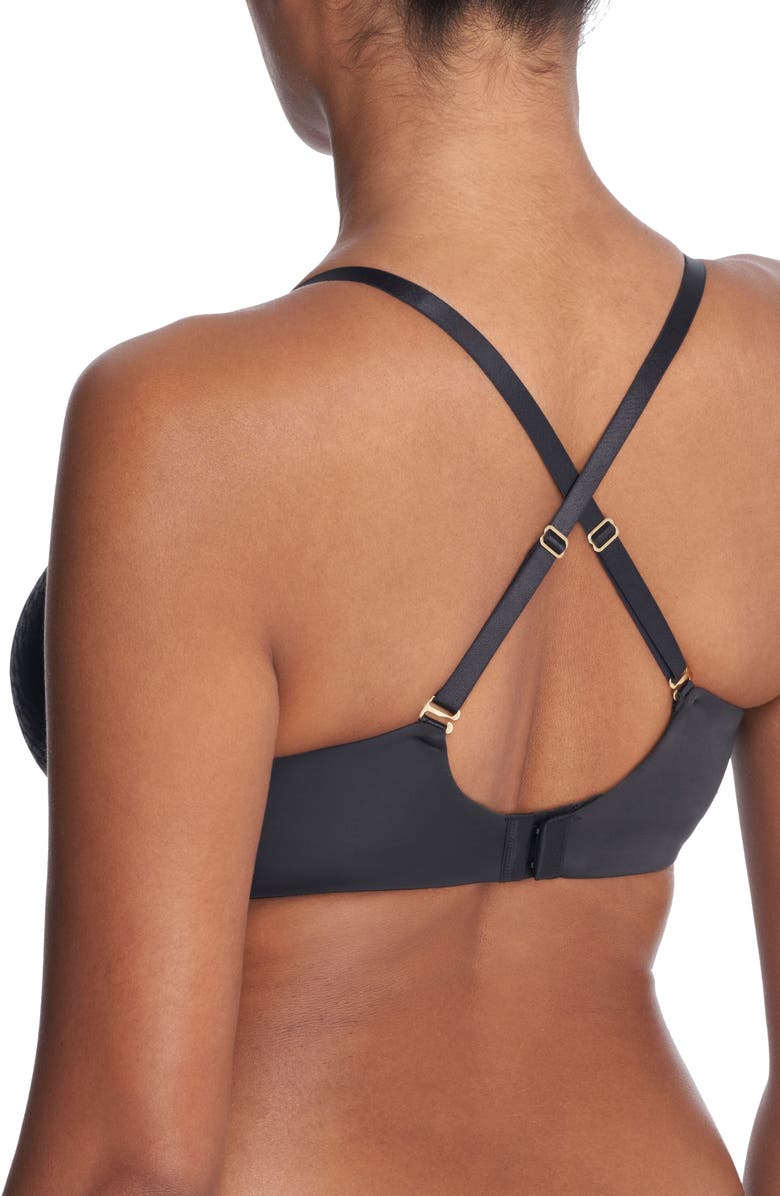 Natori Comfort Evolution Full Fit Memory Foam Convertible Bra, Alternate, color, Black