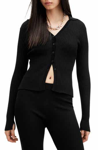 AllSaints Cruz Ribbed Cardigan