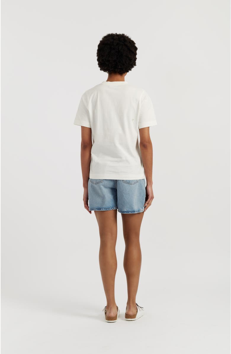 Chinti & Parker Cotton Snoopy Cherry T-Shirt, Alternate, color, Cream