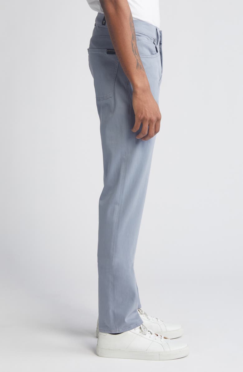 7 For All Mankind Slimmy Luxe Performance Plus Slim Fit Pants, Alternate, color, Dusty Blue
