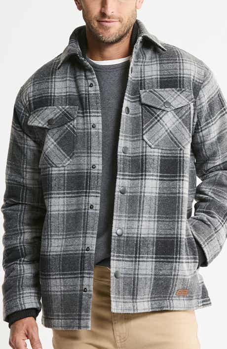 Shirt Jacket with Faux Fur Lining