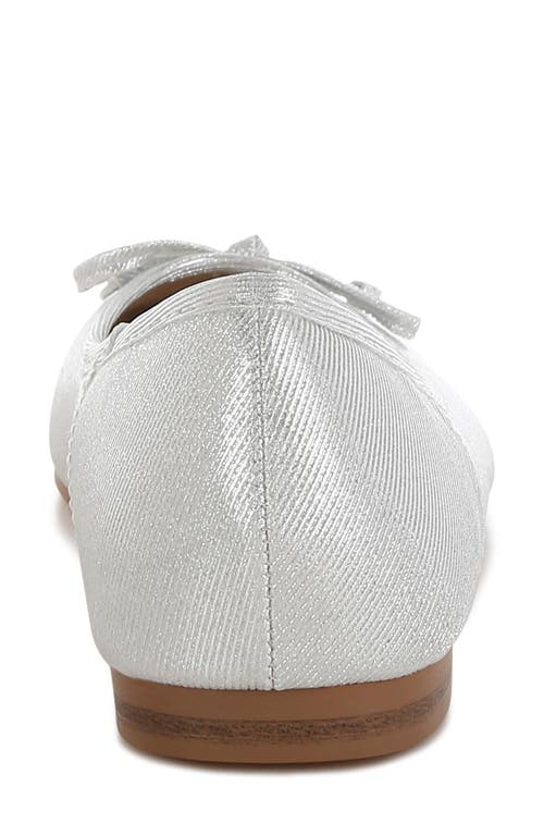 Rag & Co Women's Agshin Metallic Ballet Flats In Silver In Silver