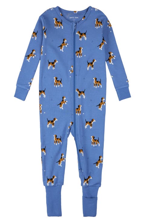 Fitted Convertible Organic Cotton One-Piece Pajamas