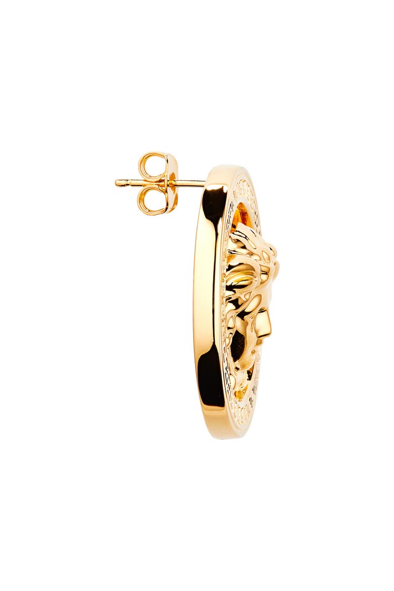 La Medusa '95 Stud Earrings, Alternate, color, VERSACE GOLD