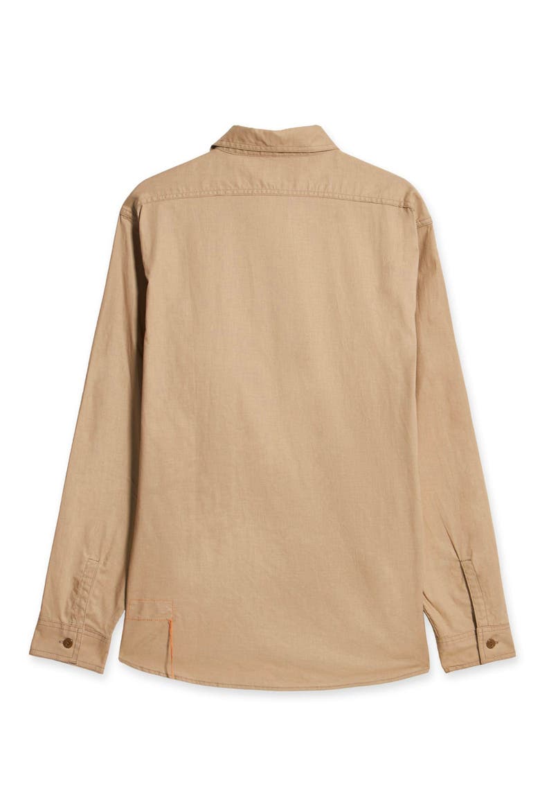 Otero Cotton Shirt, Alternate, color, BEIGE