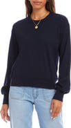 Karen Kane Rib Trim Sweatshirt
