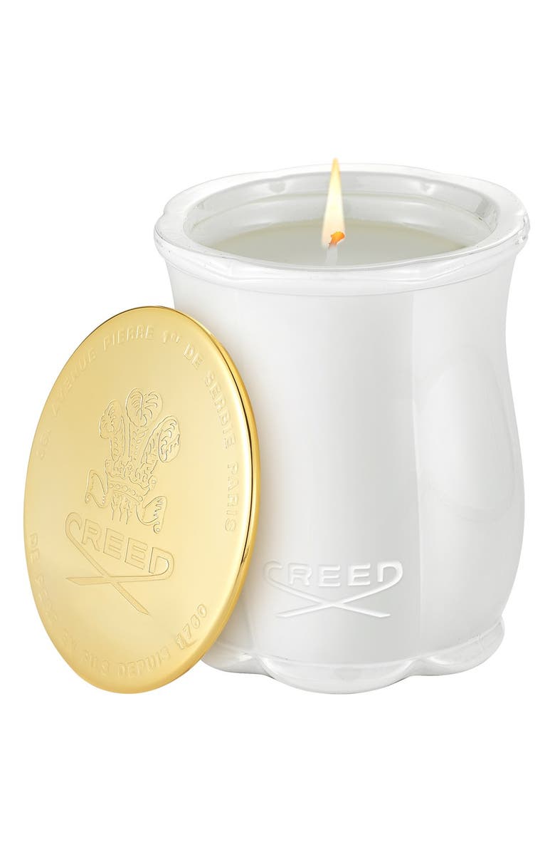 Creed Scented Beeswax Candle, Main, color, Love In White