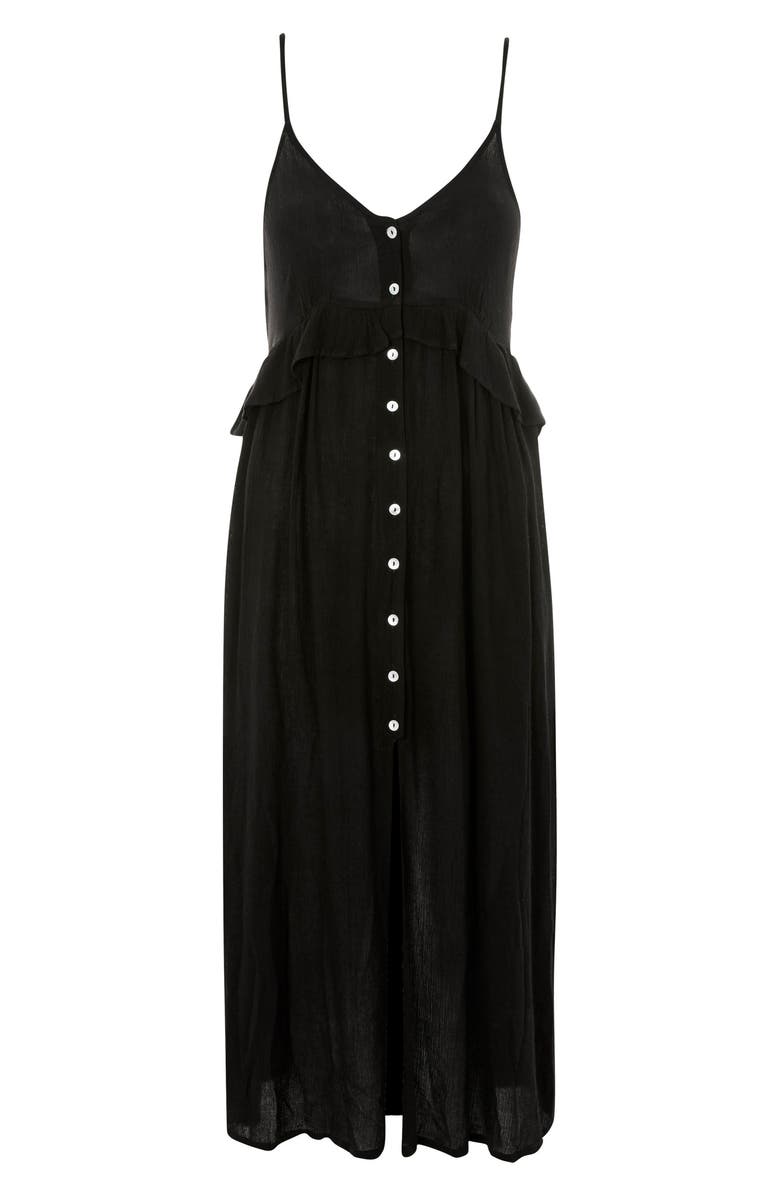 Topshop Midax Button Through Cover-Up, Alternate, color, 