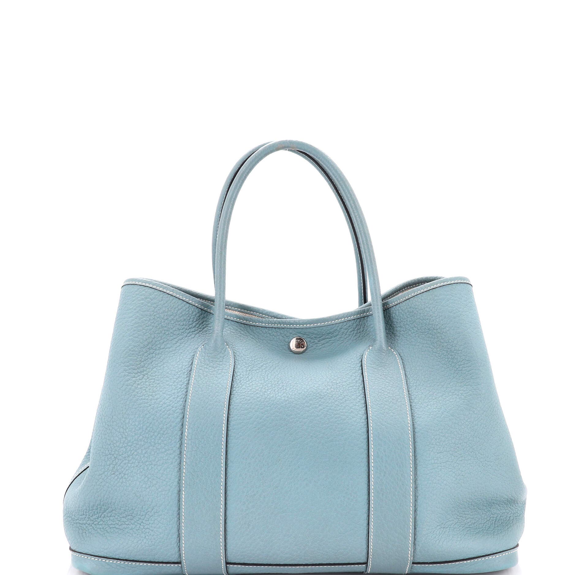 Garden Party Tote Leather 36, Alternate, color, Blue