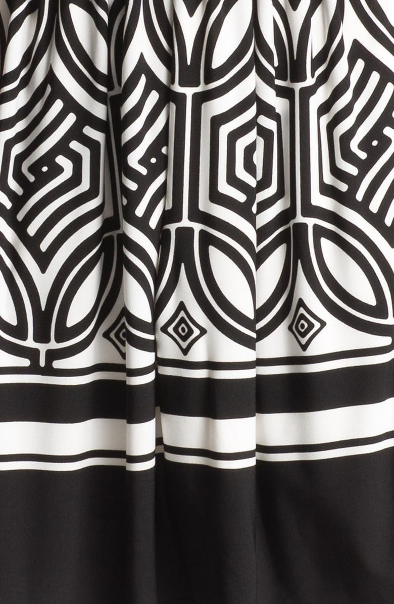 Eliza J Stretch Fit & Flare Dress, Alternate, color,