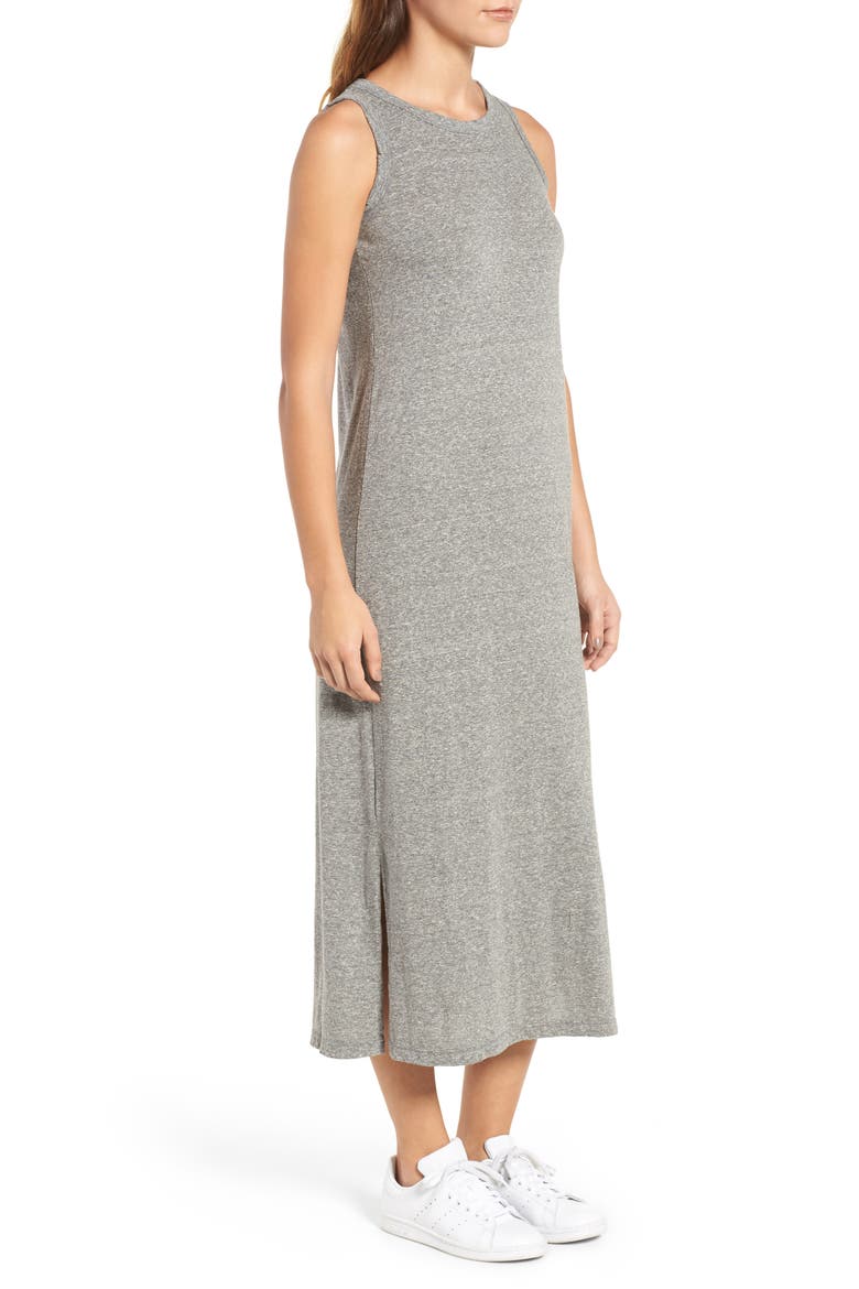 The Perfect Muscle Tee Dress, Alternate, color, HEATHER GREY