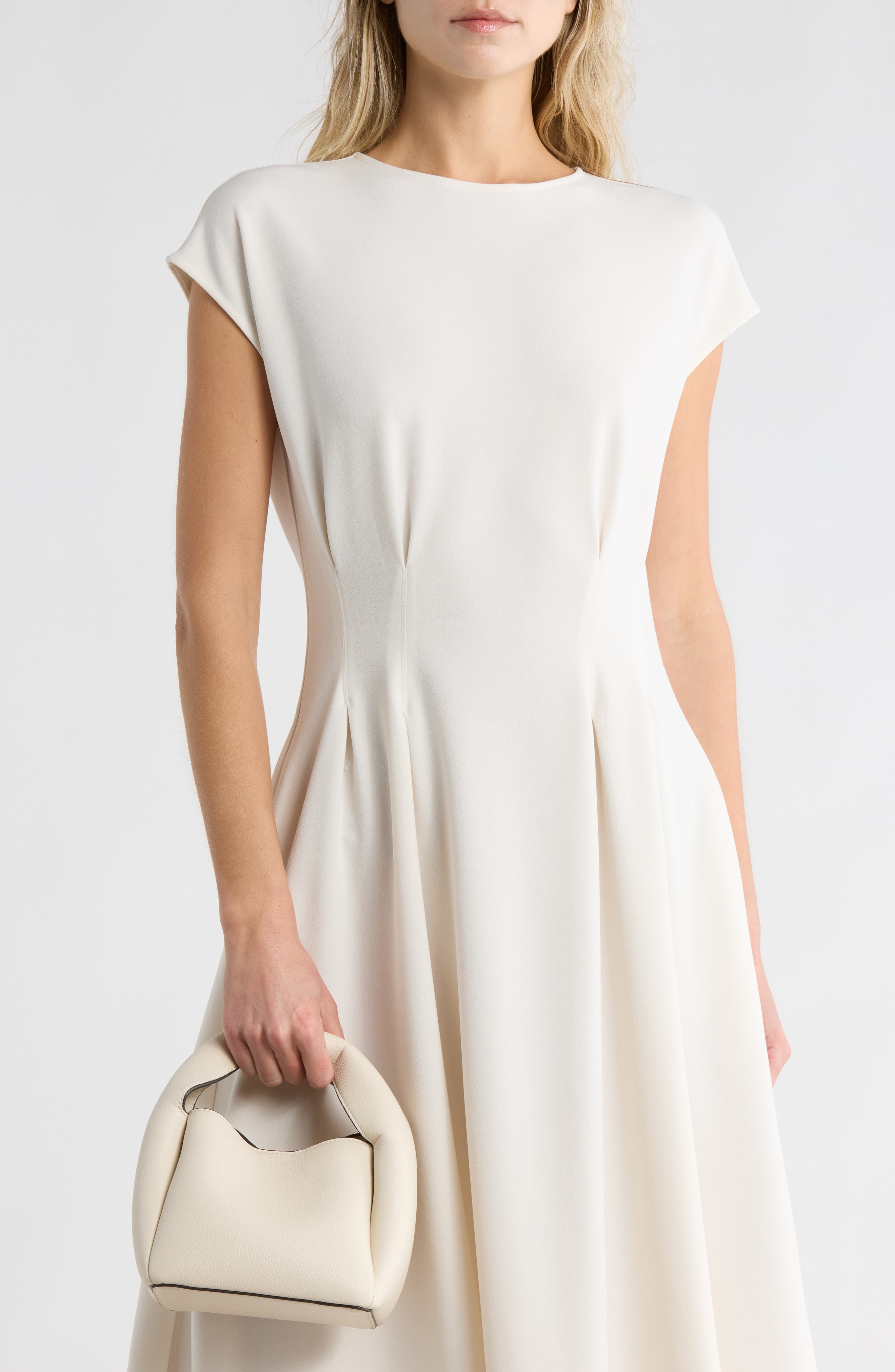 Petite Top Handle Bag with Pouch, Alternate, color, ALMOND